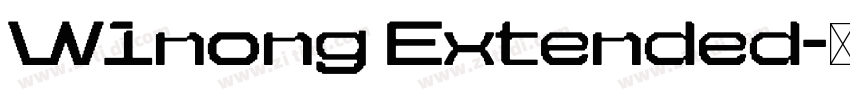 Winong Extended字体转换